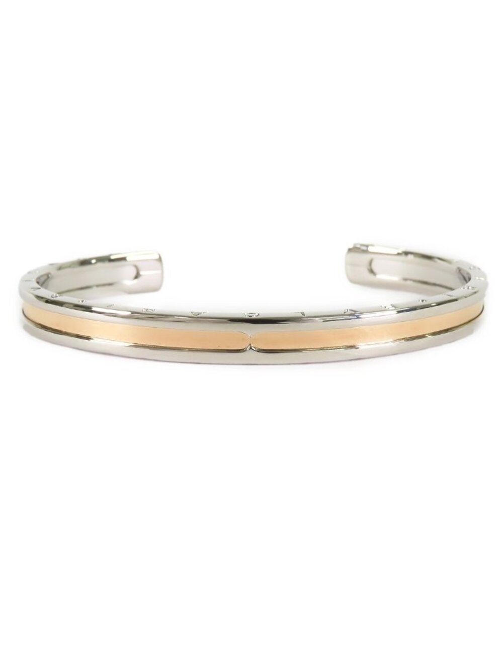 Bvlgari B.zero1 Bracelet Pink Gold Silver 18k SS SM Bangle
